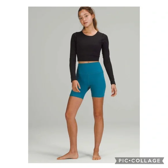 Lululemon Ebb to Street Long Sleeve Black Size 4 - Picture 4 of 16